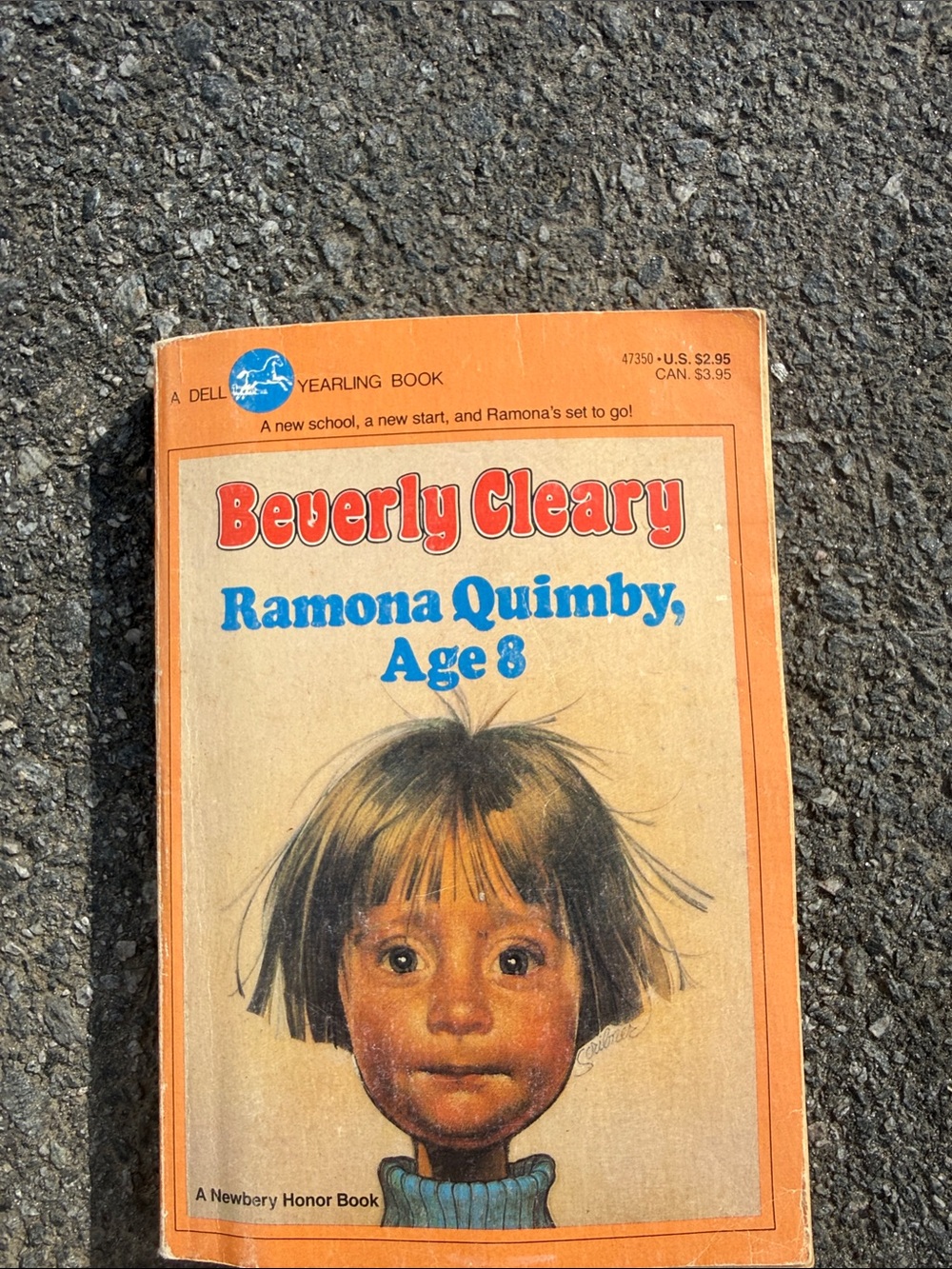 Ramona Quimby, Age 8 - Orange Cover Kids Book one of my favs to this day